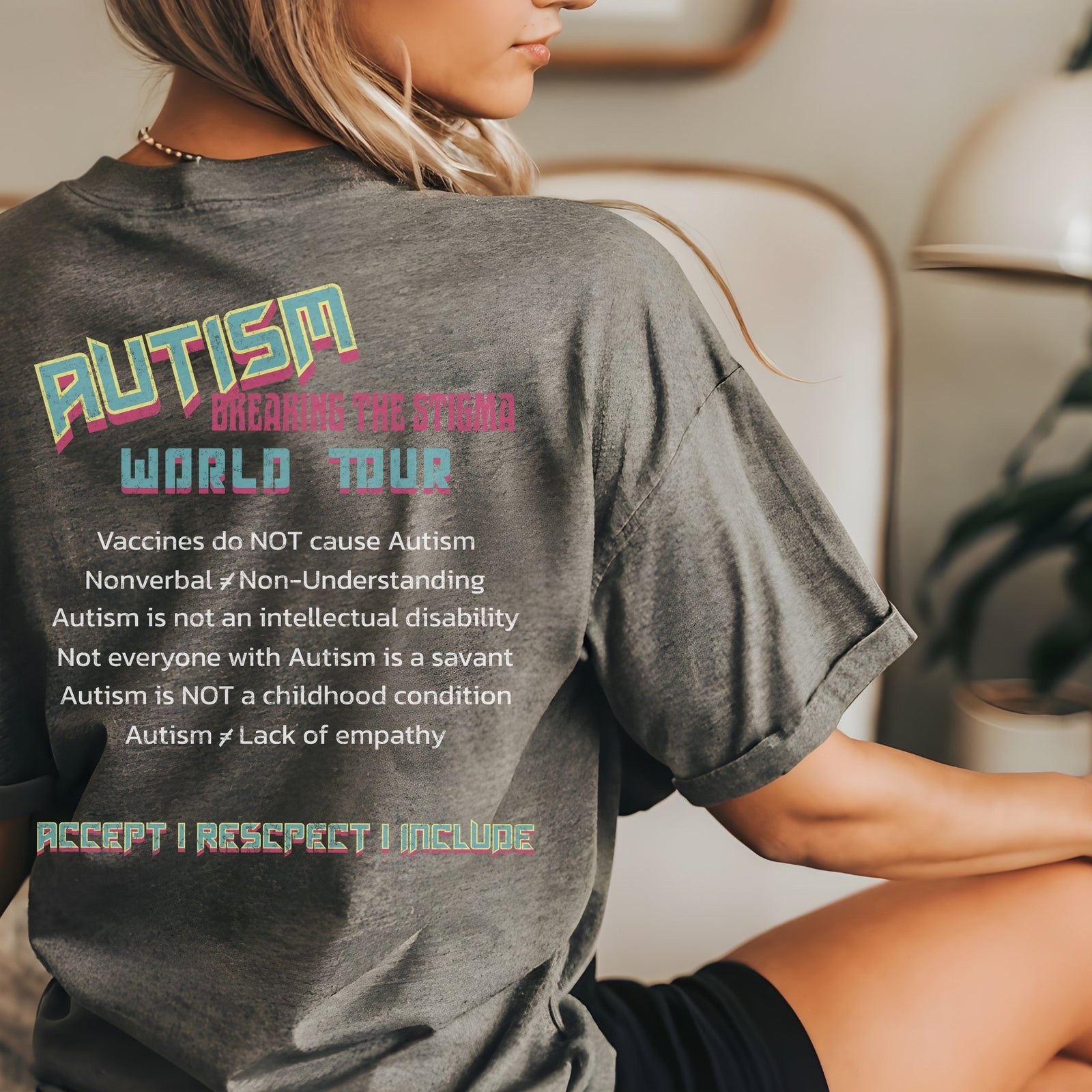 Breaking the Stigma World Tour T - shirt | Autism Awareness Apparel