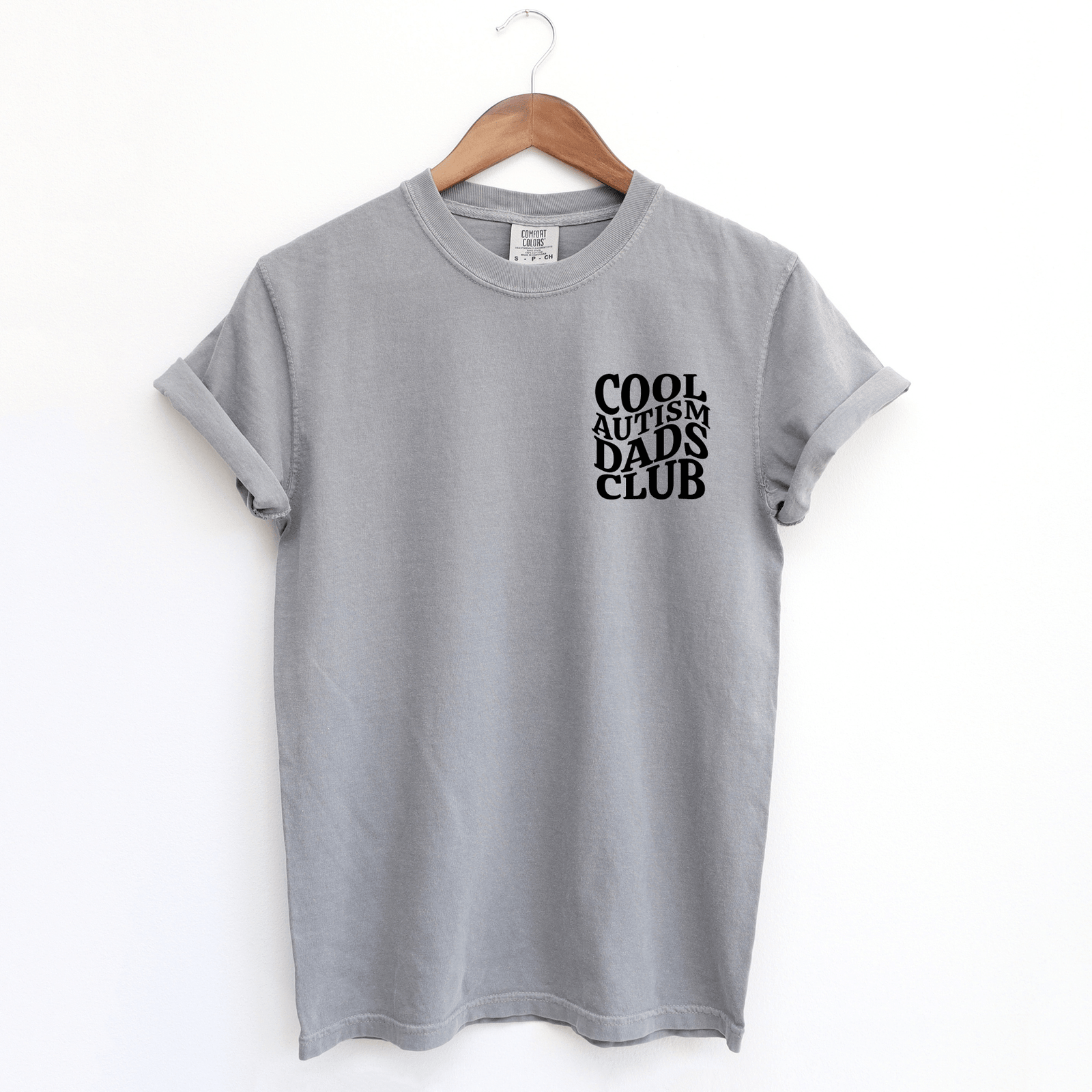 Cool Autism Dads Club T-Shirt | Comfort Colors Tee for Proud Special Needs Dads