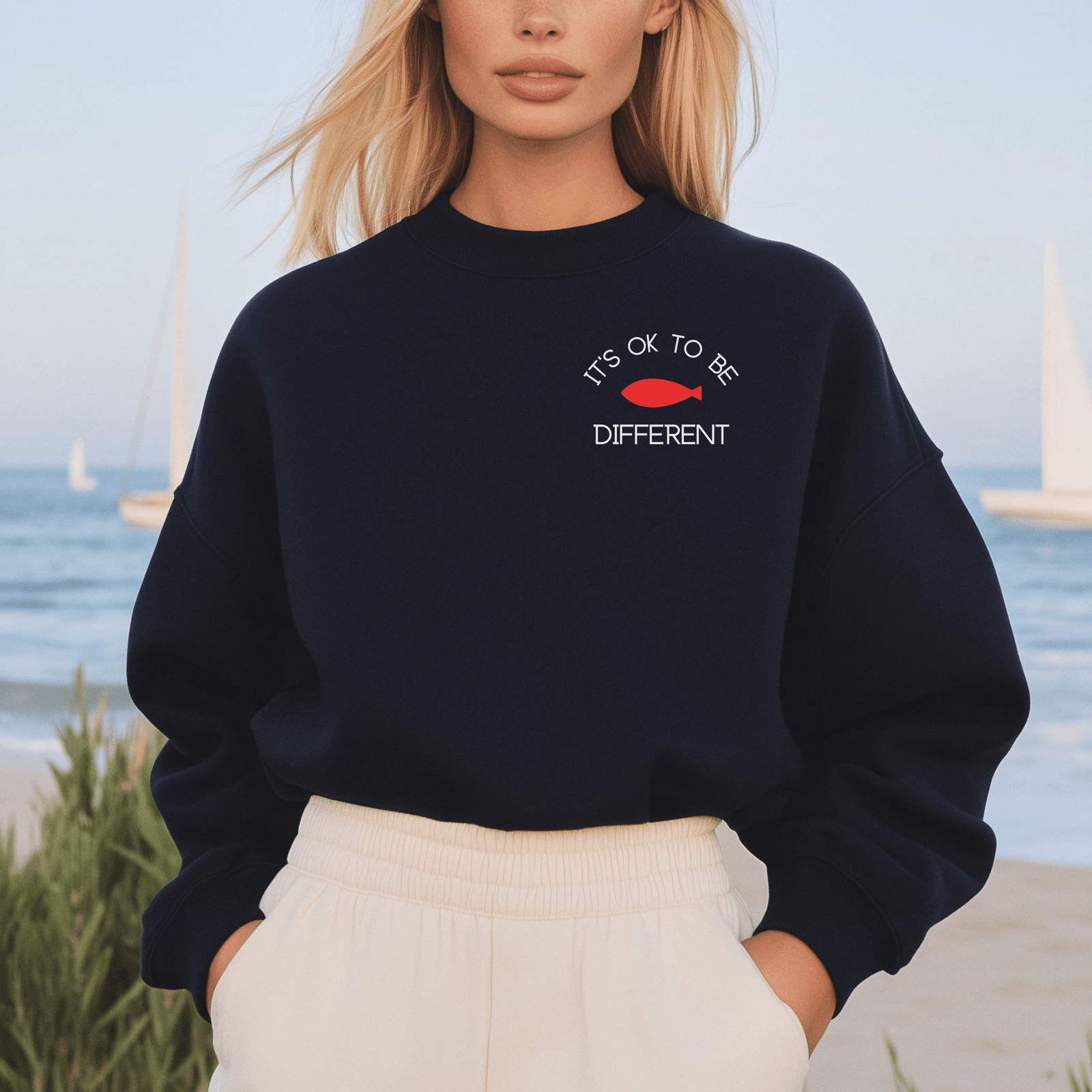 It's Ok To Be Different Nautical Sweatshirt