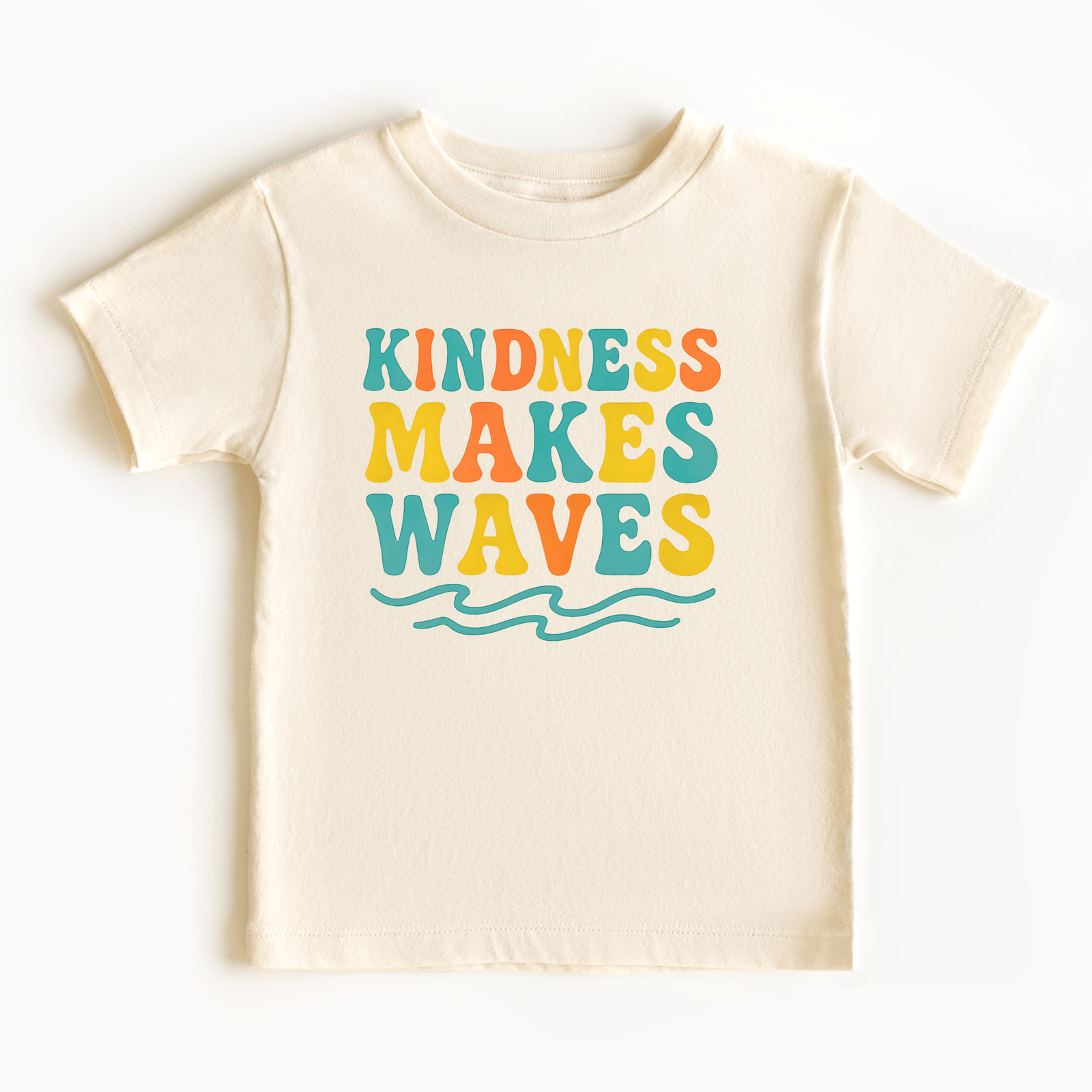 Kindness Makes Waves Youth Tee | Inclusive Kids Shirt