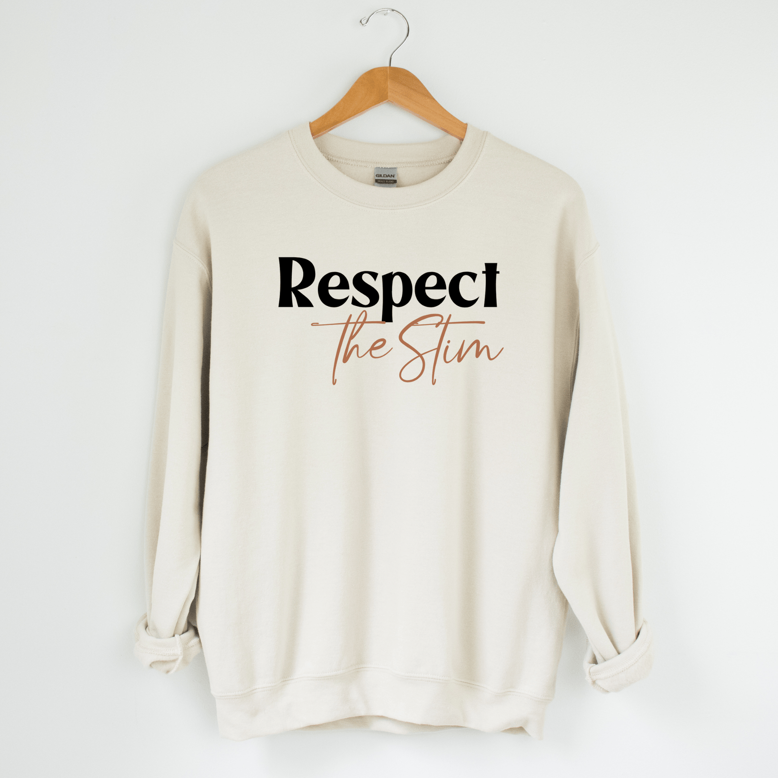 Respect The Stim Sweatshirt | Neurodiversity Apparel