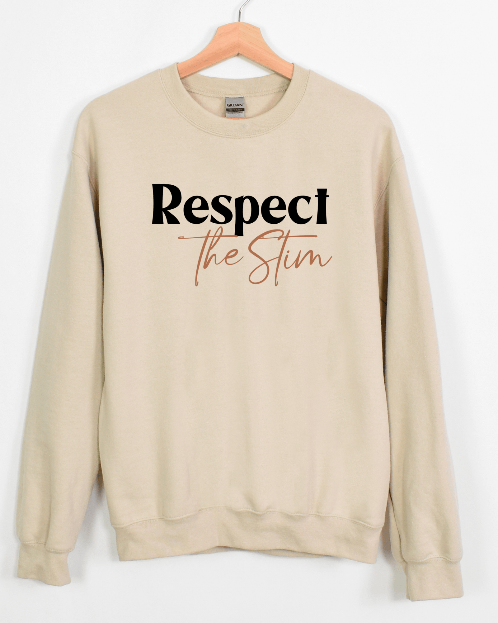 Respect The Stim Sweatshirt | Neurodiversity Apparel