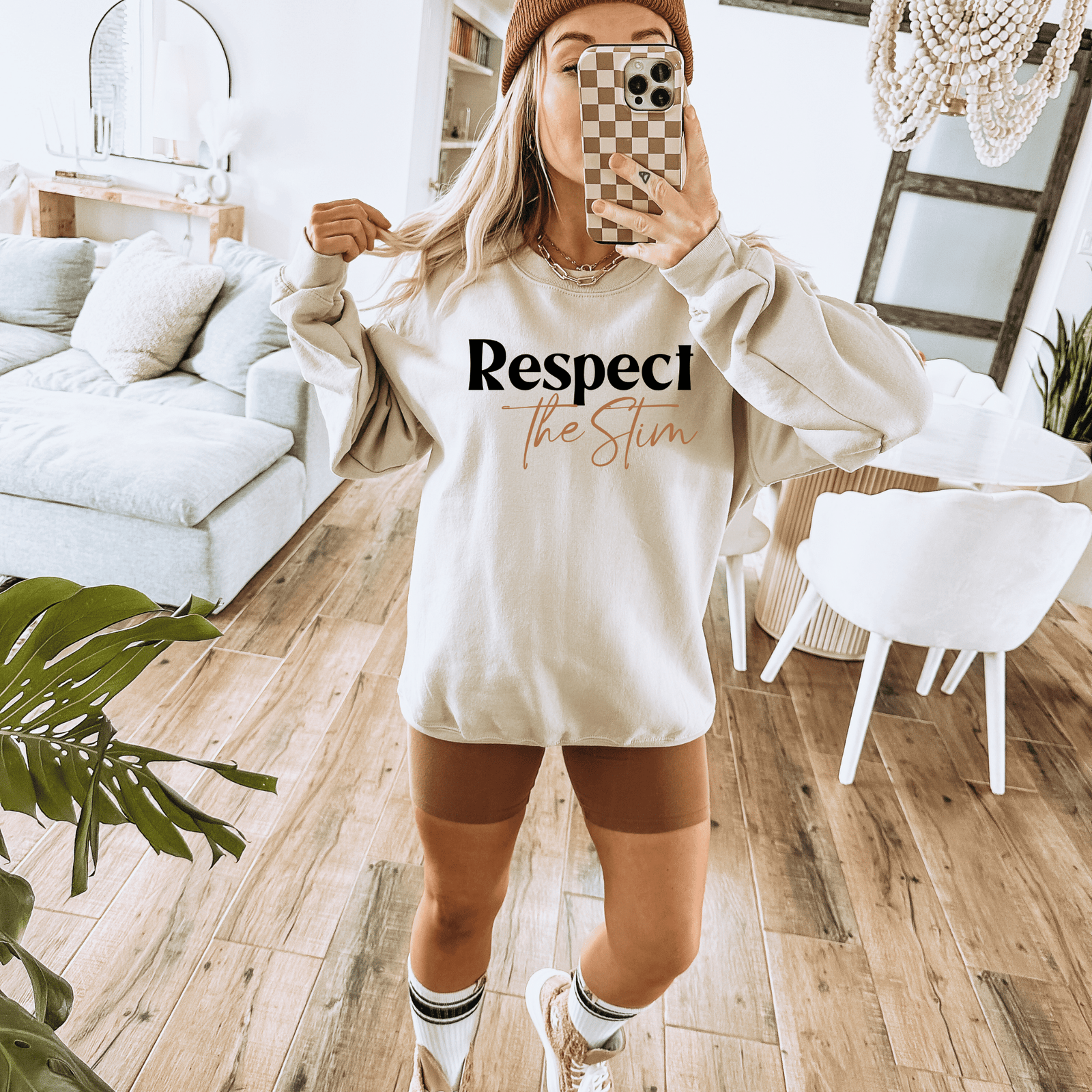 Respect The Stim Sweatshirt | Neurodiversity Apparel