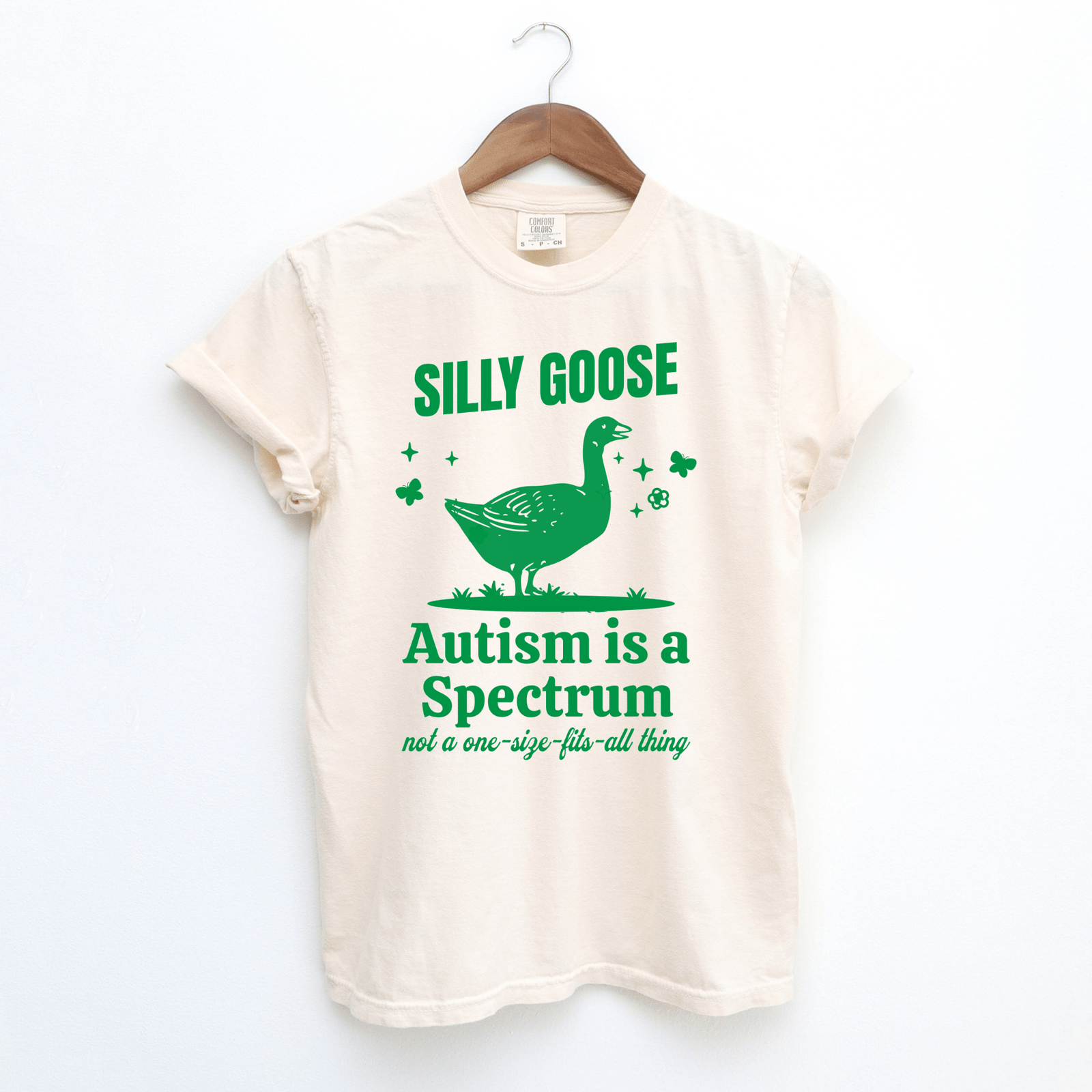 Silly Goose Autism Shirt – Minimalist Design | Funny Neurodiversity Tee