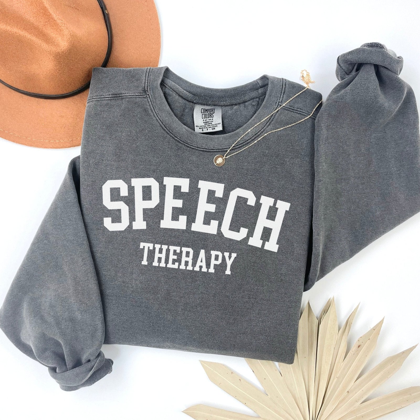 Speech Therapy Collegiate Style Sweatshirt