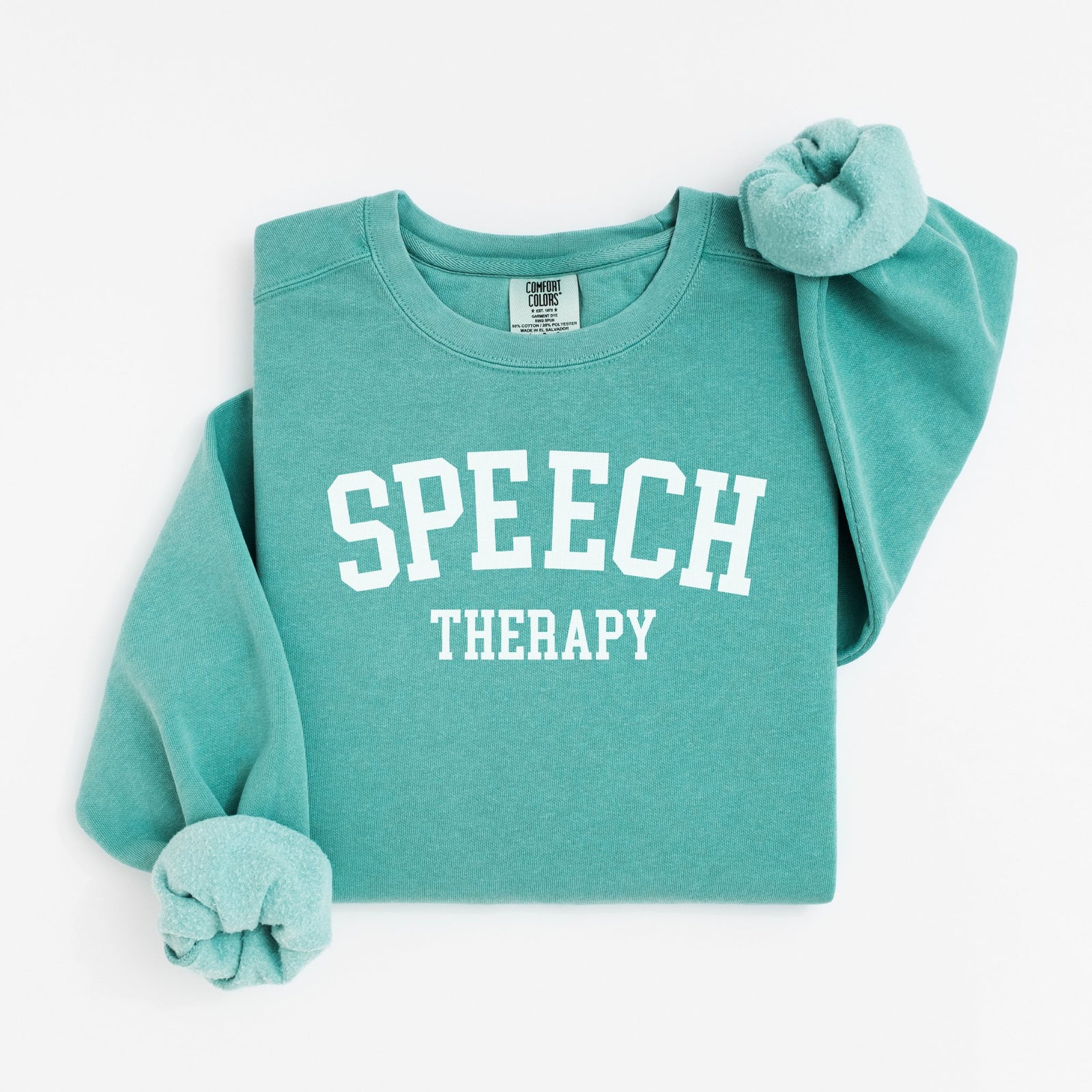 Speech Therapy Collegiate Style Sweatshirt