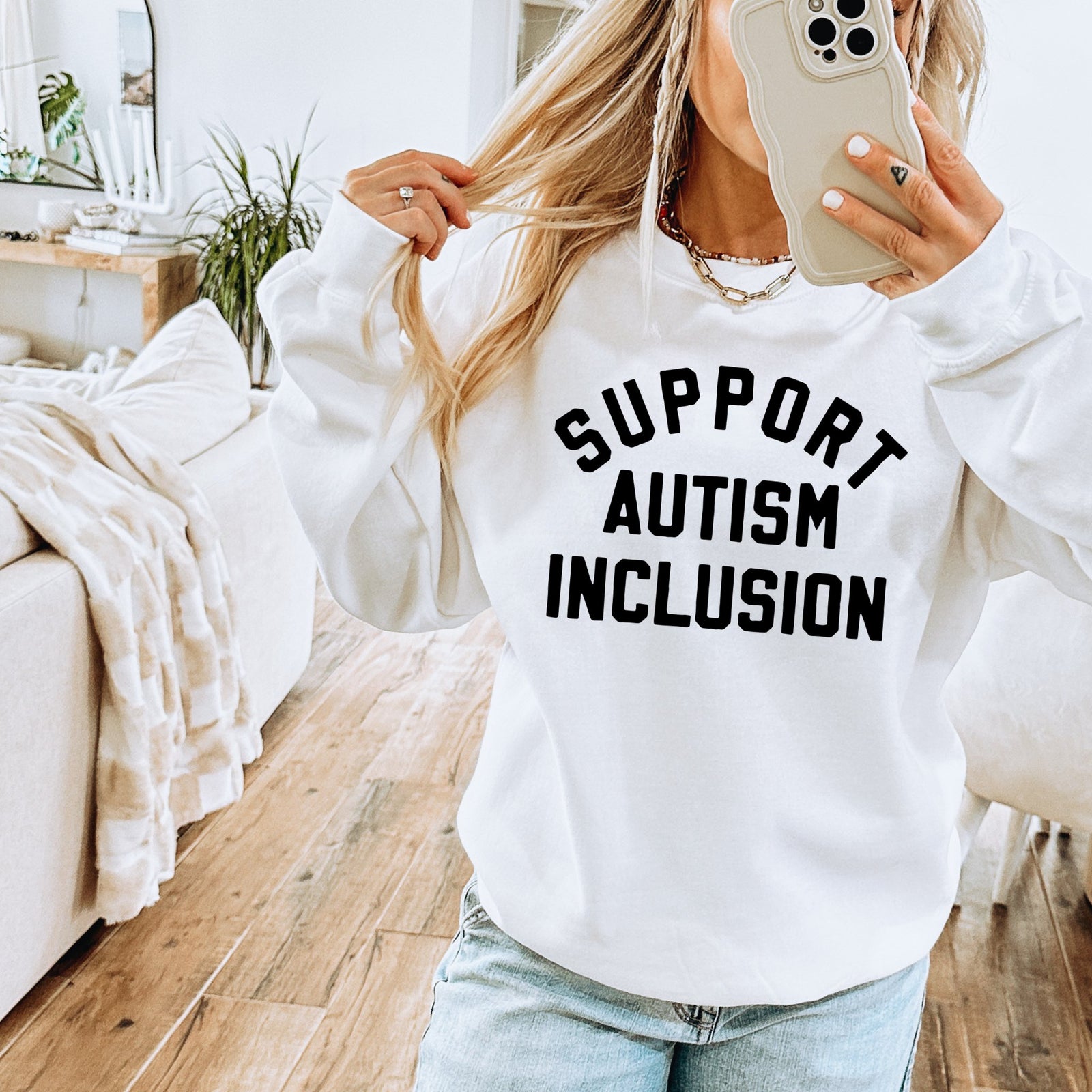 Support Autism Inclusion Sweatshirt