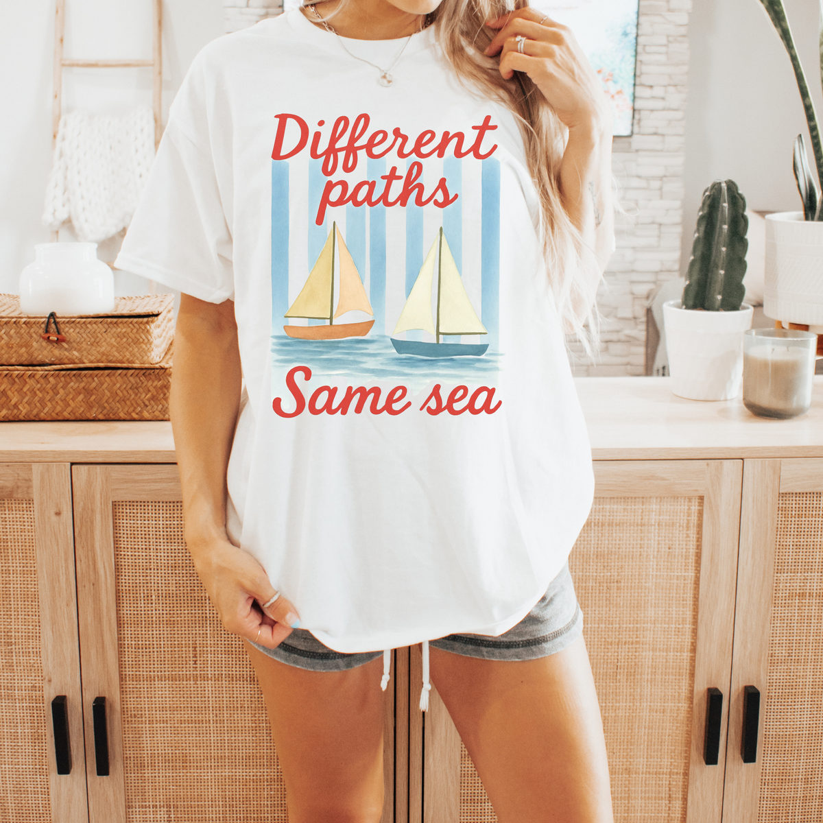 Different Paths Same Sea T-Shirt | Autism Acceptance Tee