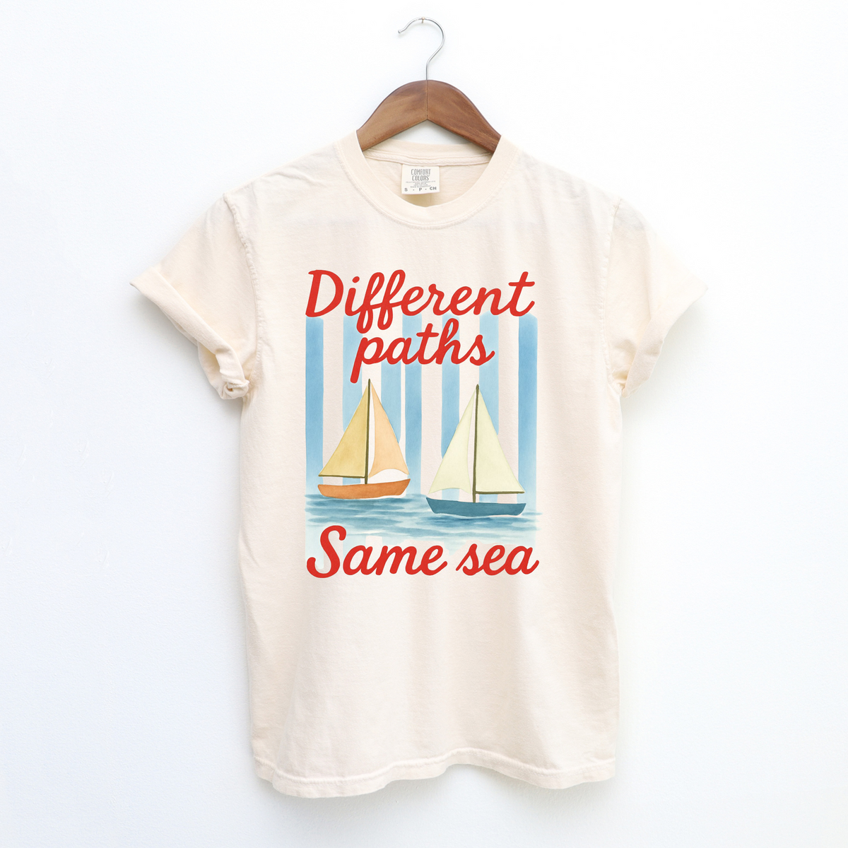 Different Paths Same Sea T-Shirt | Autism Acceptance Tee