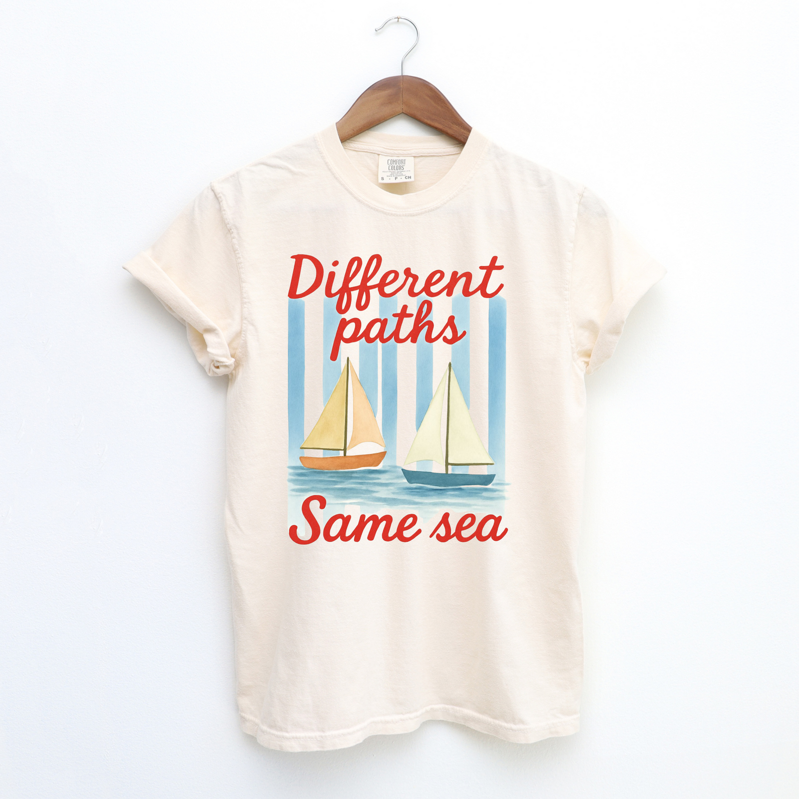 Different Paths Same Sea T-Shirt | Autism Acceptance Tee