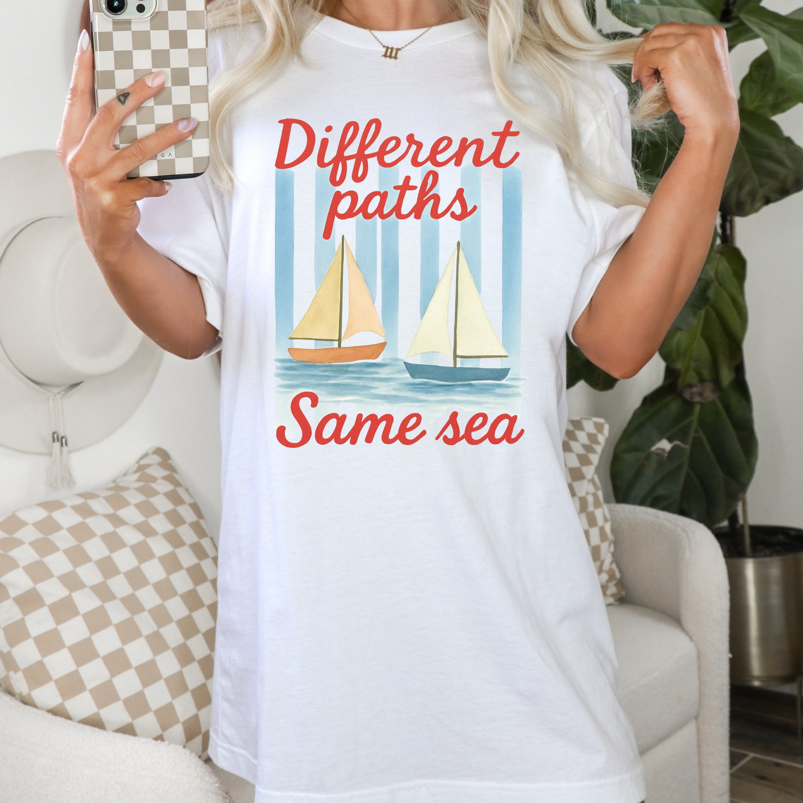 Different Paths Same Sea T-Shirt | Autism Acceptance Tee