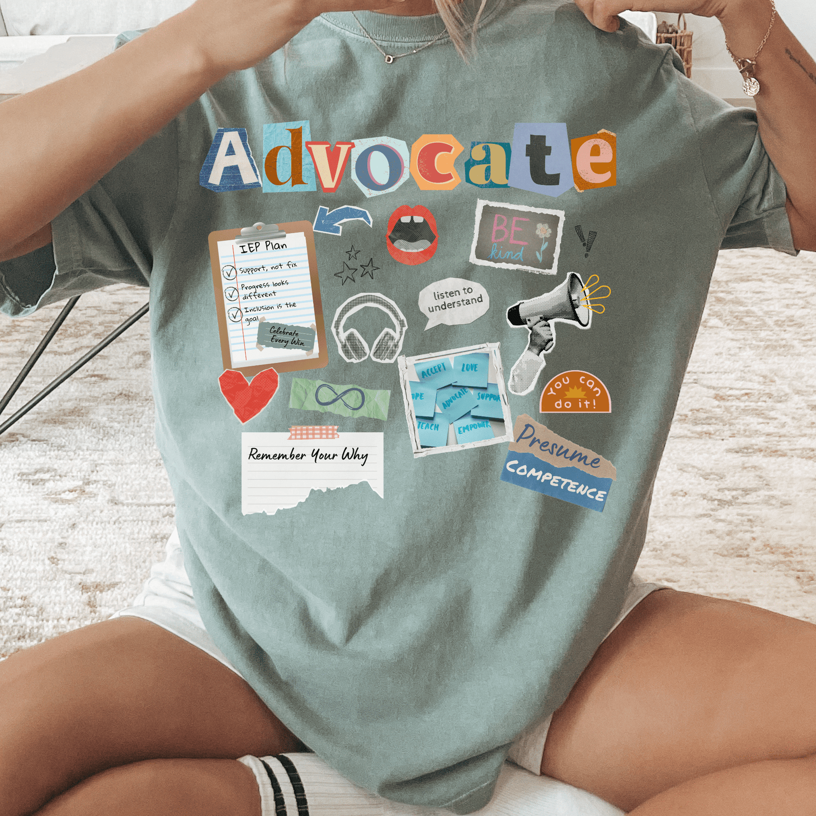 Advocate Scrapbook Tee