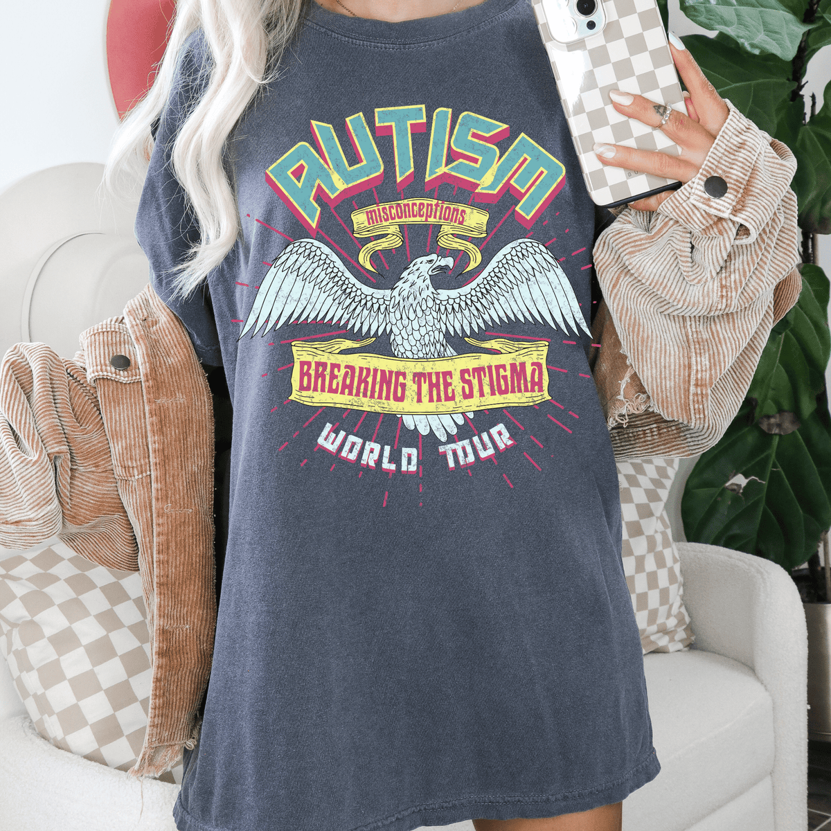 Breaking the Stigma World Tour T-shirt | Autism Awareness Apparel