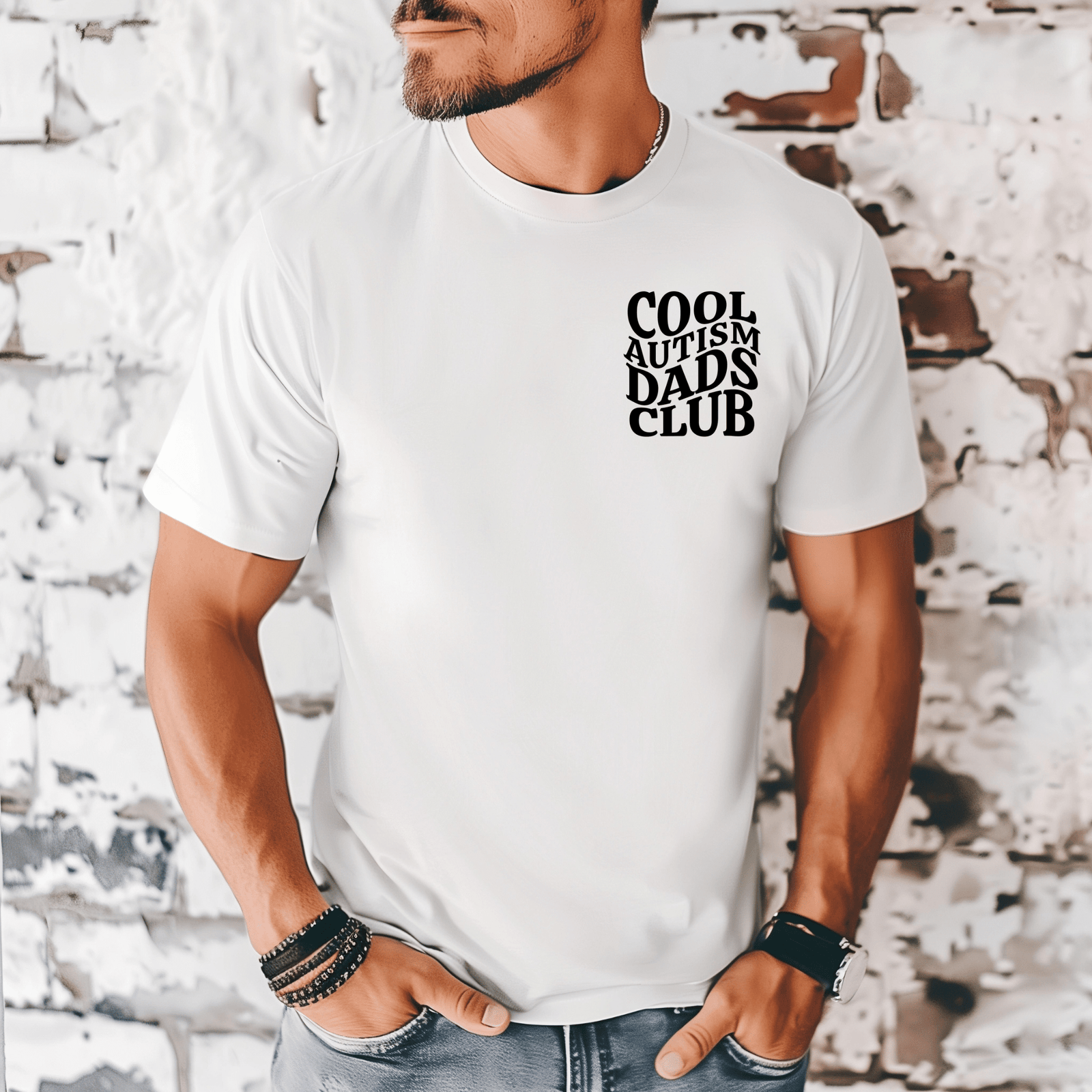 Cool Autism Dads Club T-Shirt | Comfort Colors Tee for Proud Special Needs Dads