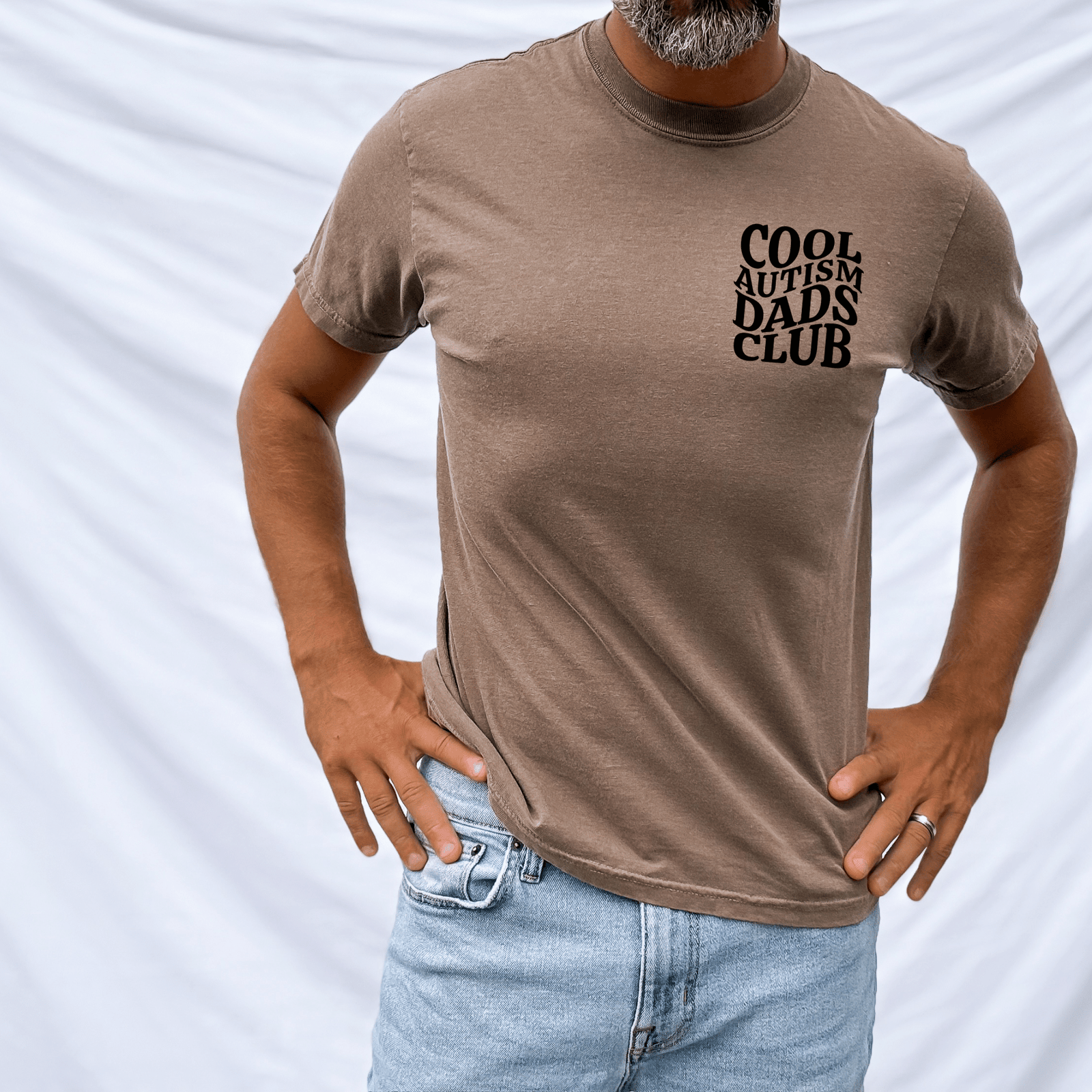 Cool Autism Dads Club T-Shirt | Comfort Colors Tee for Proud Special Needs Dads