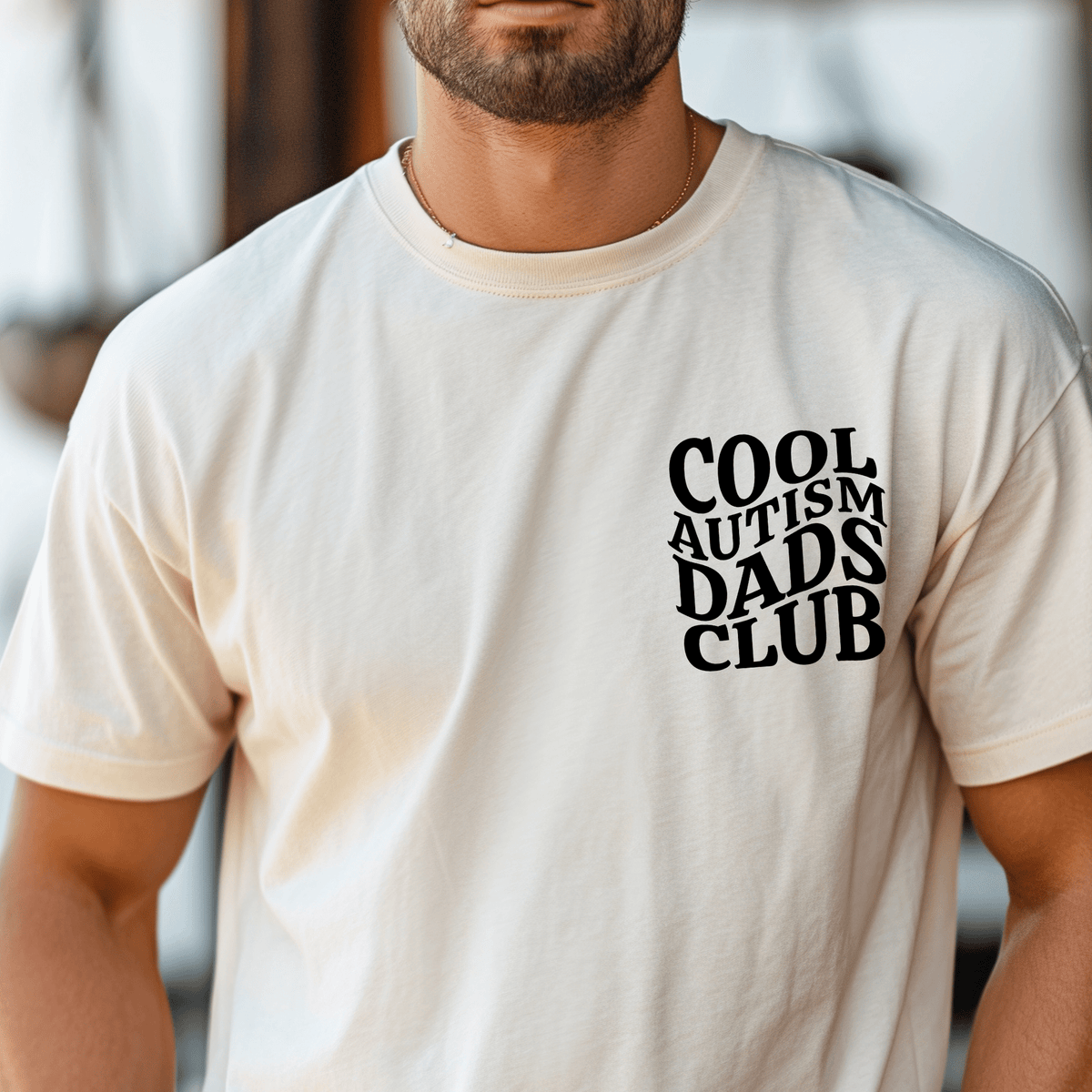 Cool Autism Dads Club T-Shirt | Comfort Colors Tee for Proud Special Needs Dads