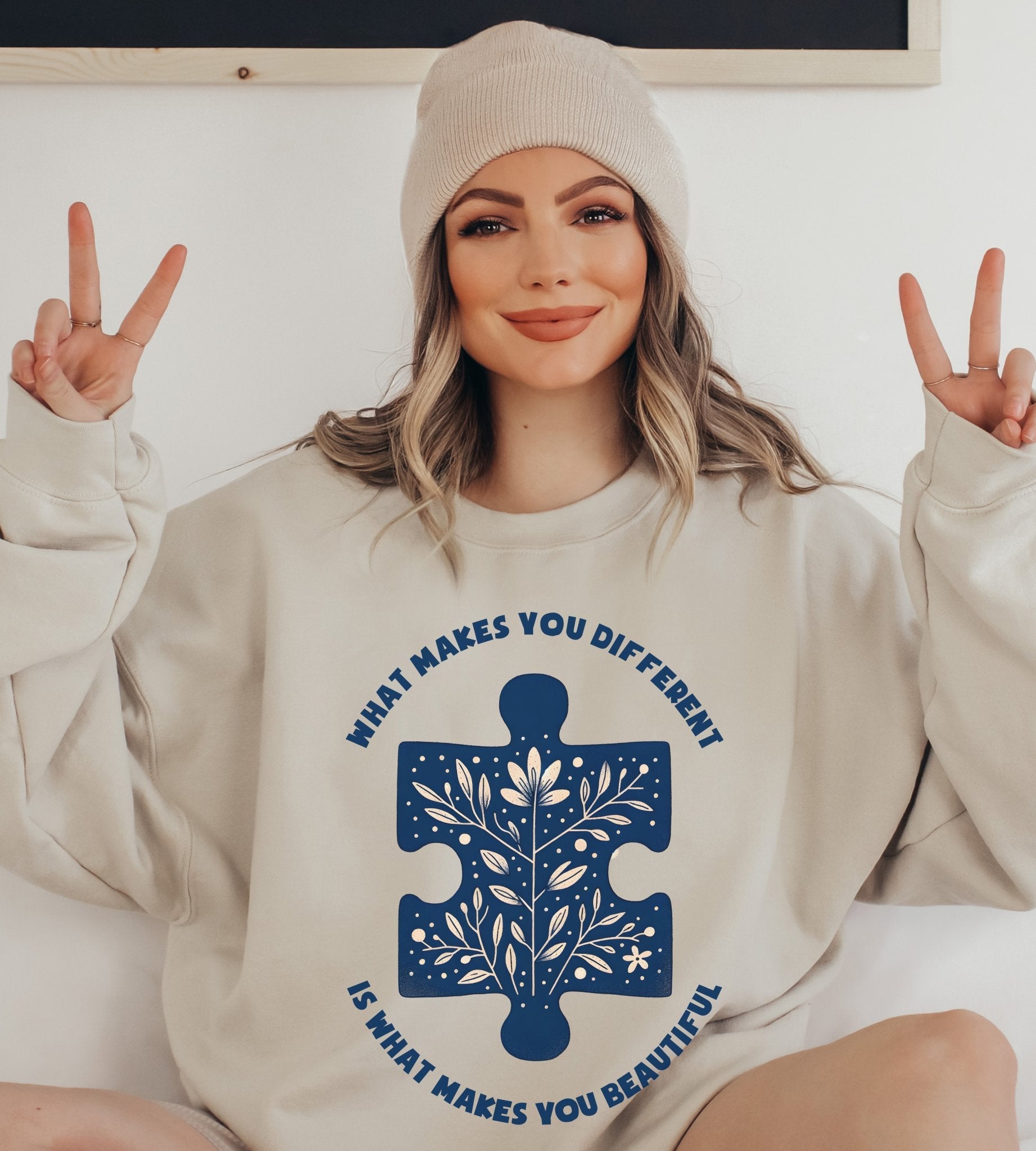 Different Is Beautiful Sweatshirt | Neurodiversity Shirt