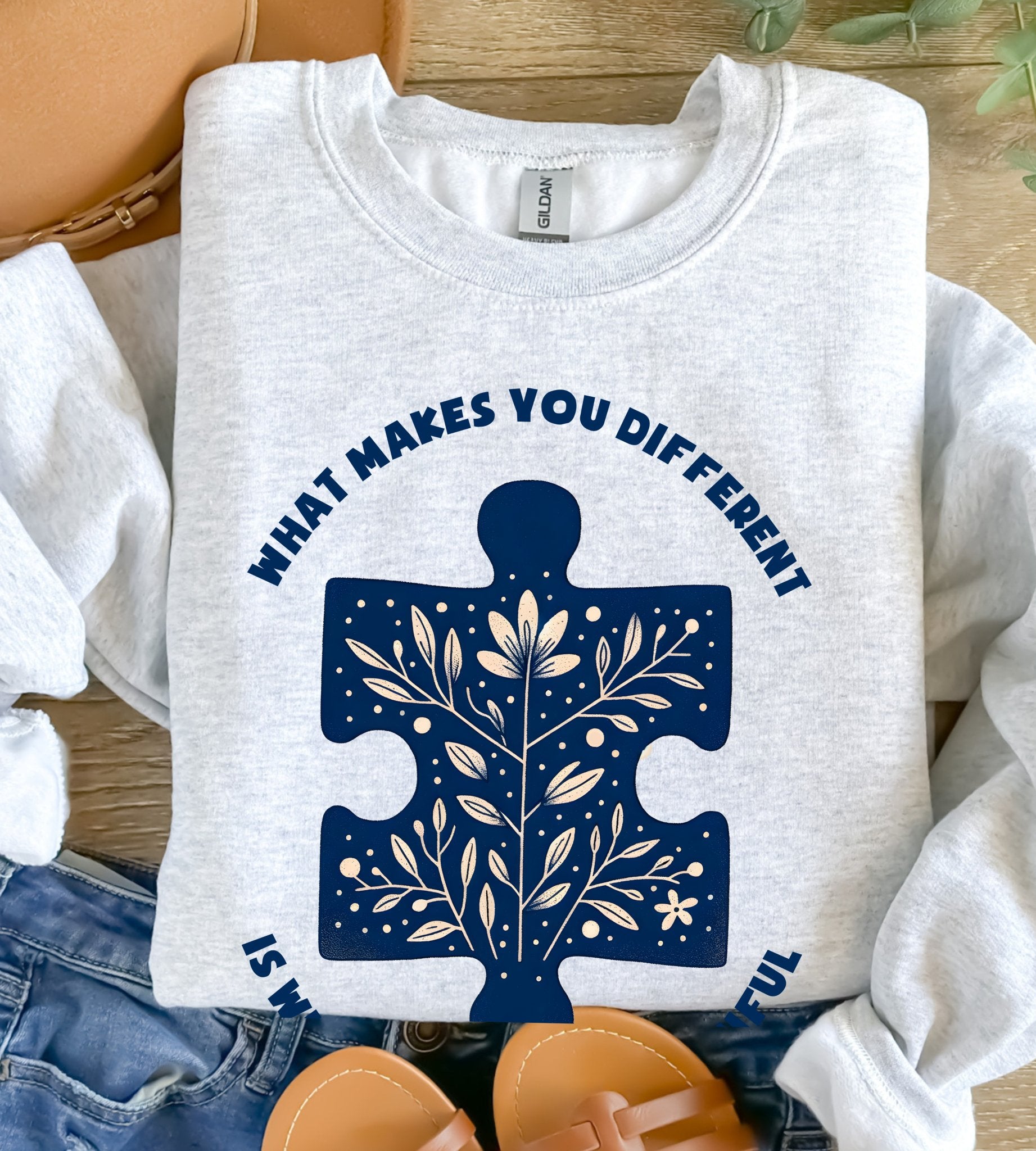 Different Is Beautiful Sweatshirt | Neurodiversity Shirt