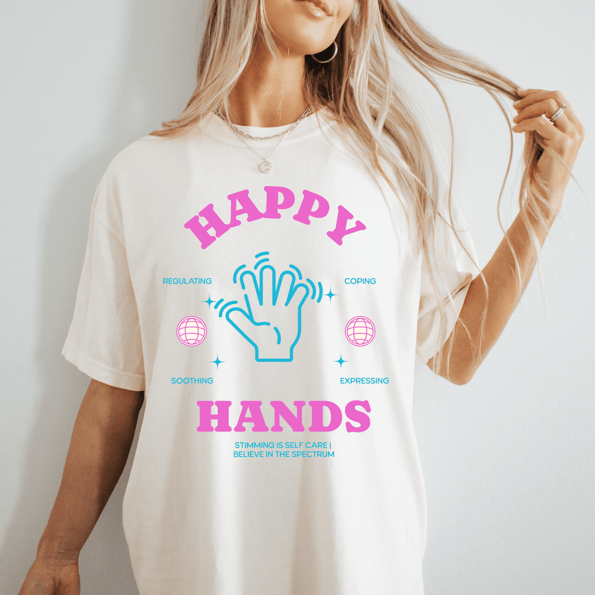 Happy Hands Tee | Respect The Stim