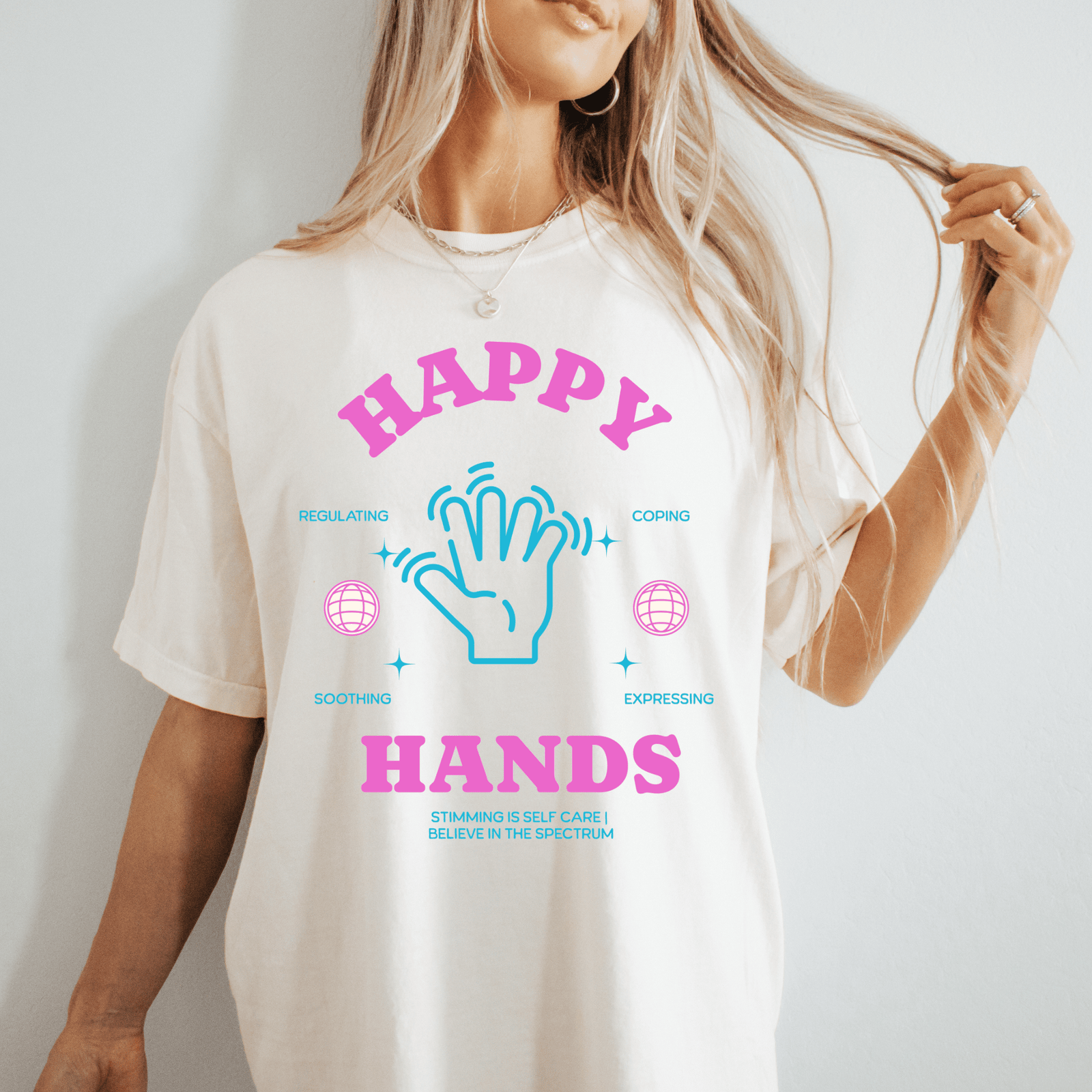 Happy Hands Tee | Respect The Stim