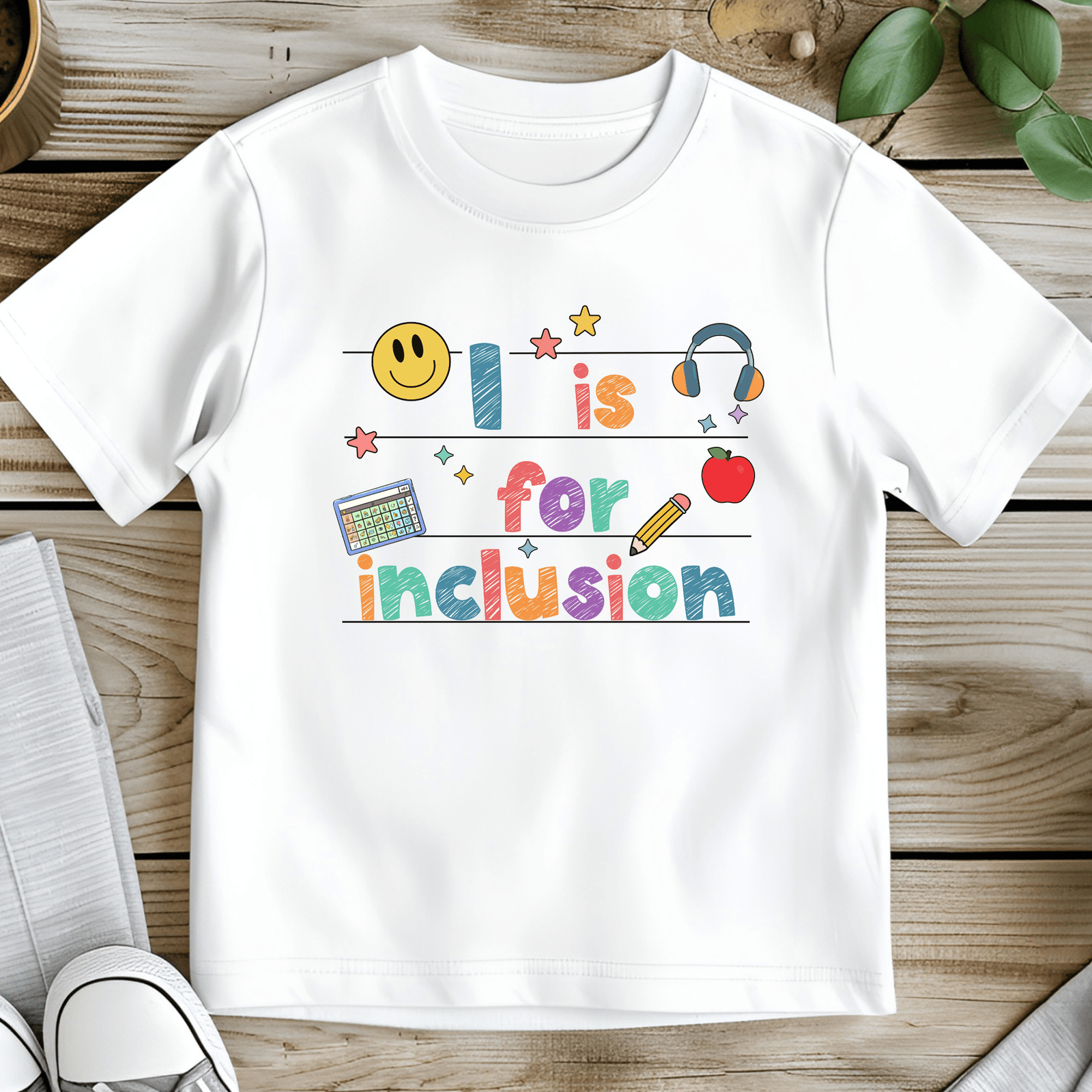 I Is For Inclusion Kids Tee | Back To School Shirt