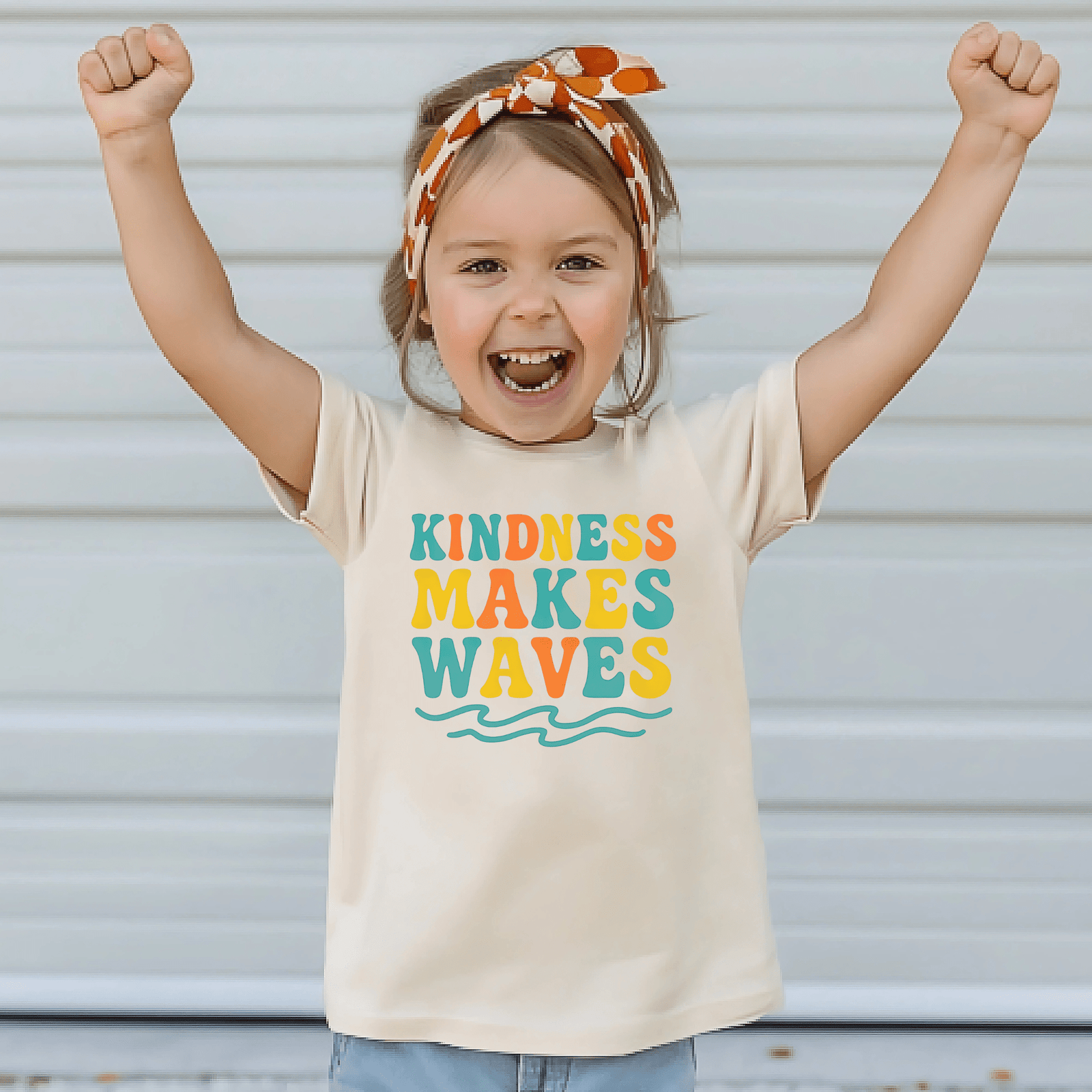 Kindness Makes Waves Youth Tee | Inclusive Kids Shirt