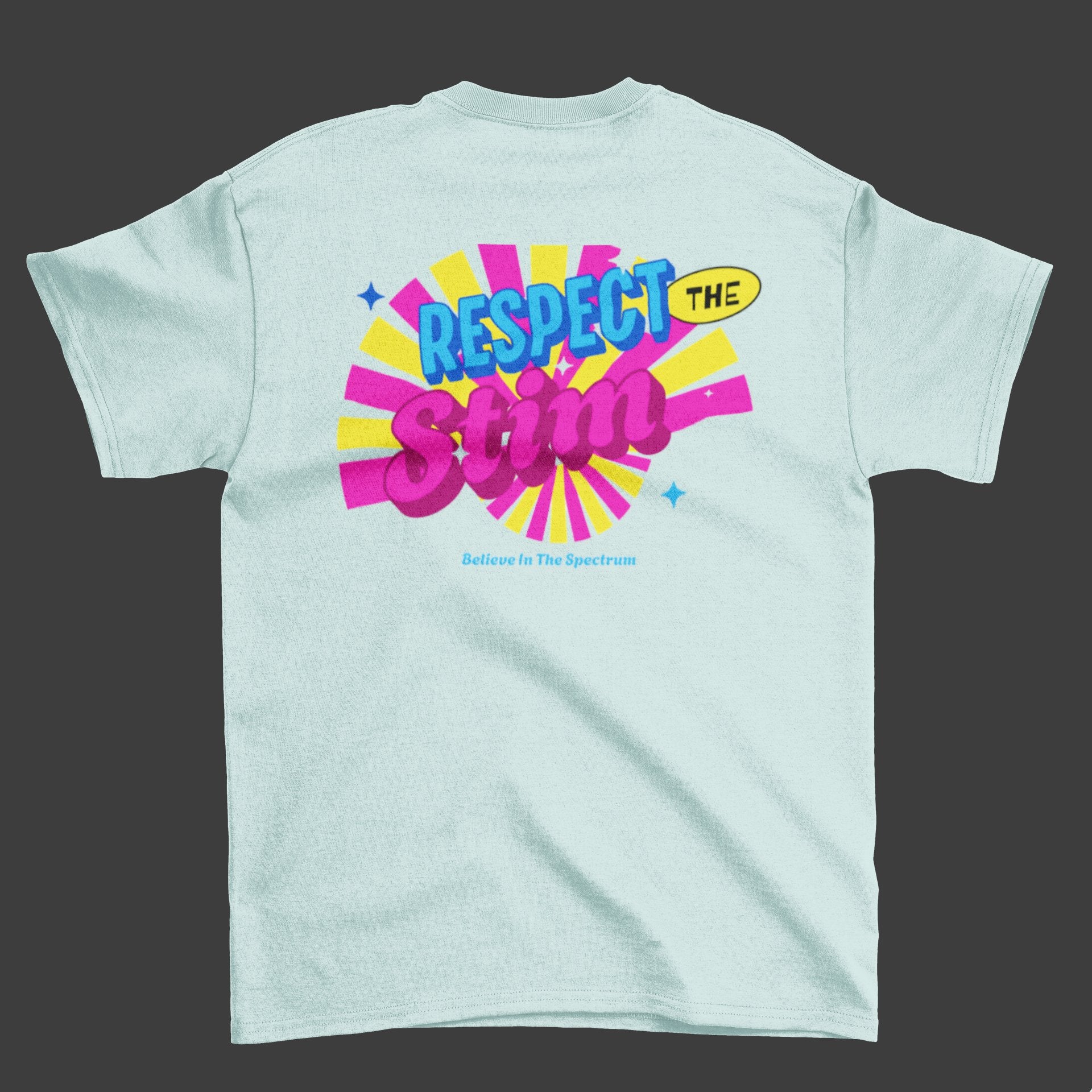 Respect The Stim Smiley Tee - Neurodiversity Clothing