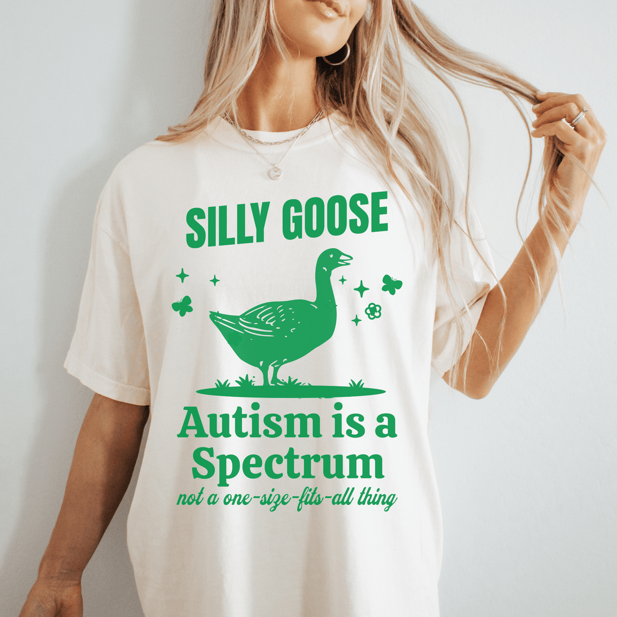 Silly Goose Autism Shirt – Minimalist Design | Funny Neurodiversity Tee