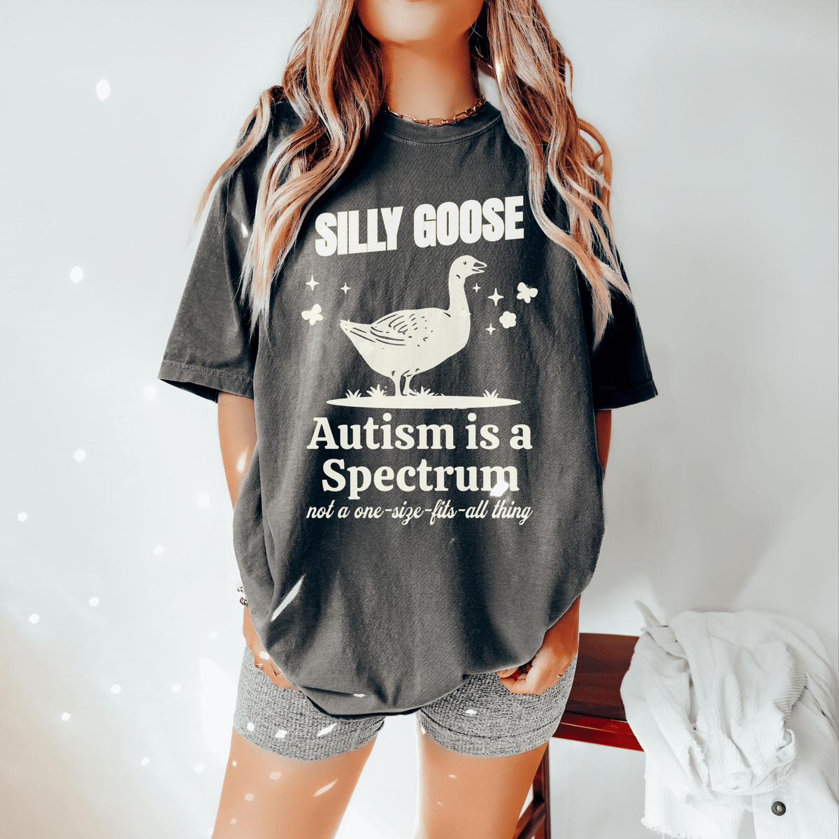 Silly Goose Autism Shirt – Minimalist Design | Funny Neurodiversity Tee