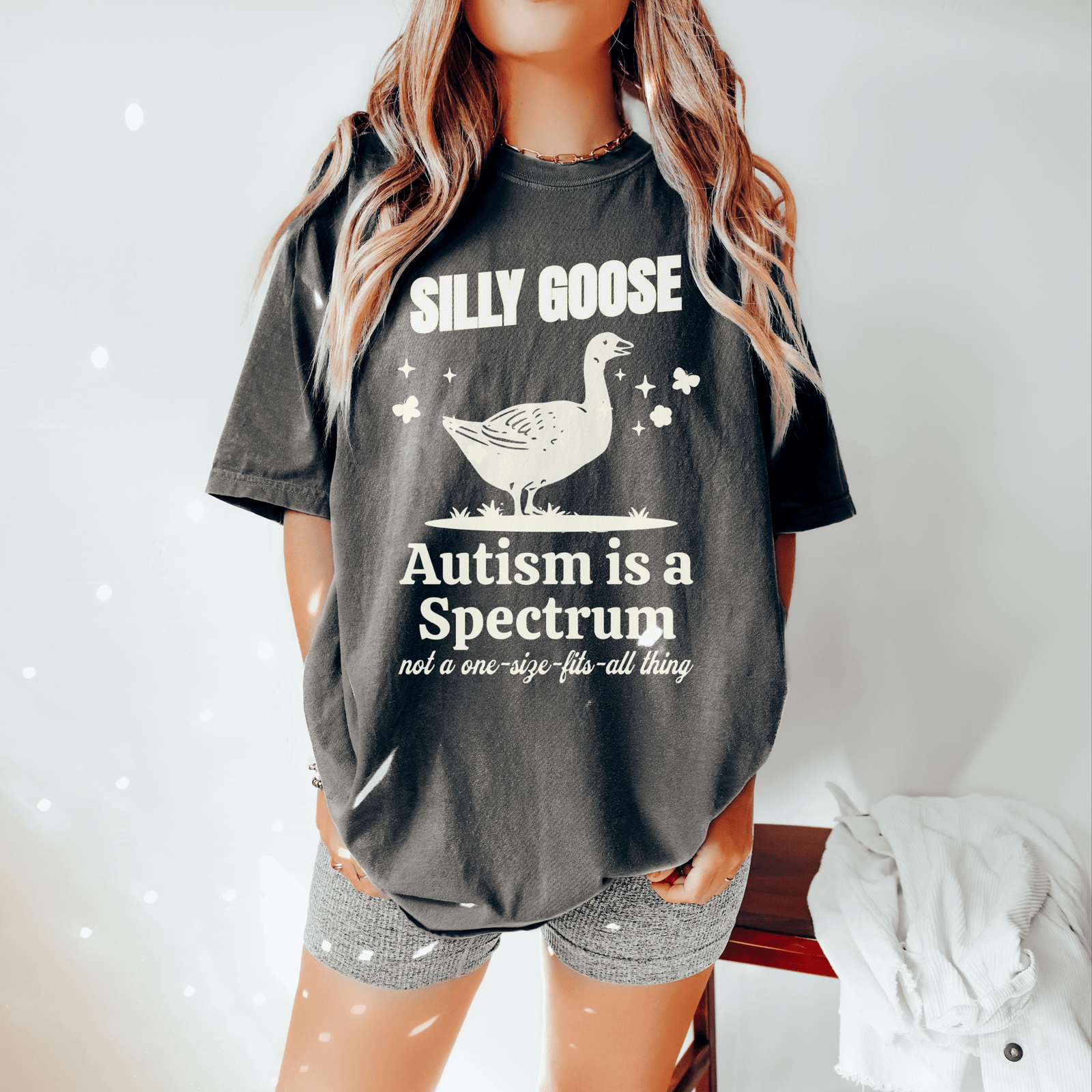 Silly Goose Autism Shirt – Minimalist Design | Funny Neurodiversity Tee