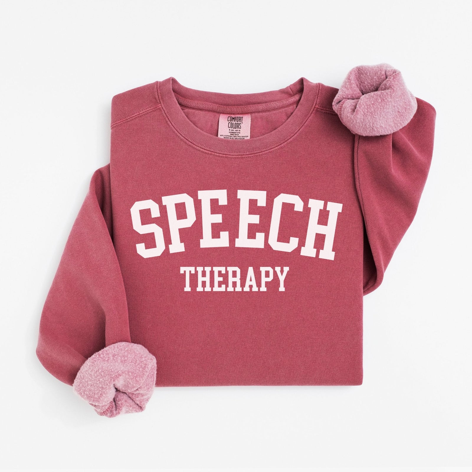 Speech Therapy Collegiate Style Sweatshirt