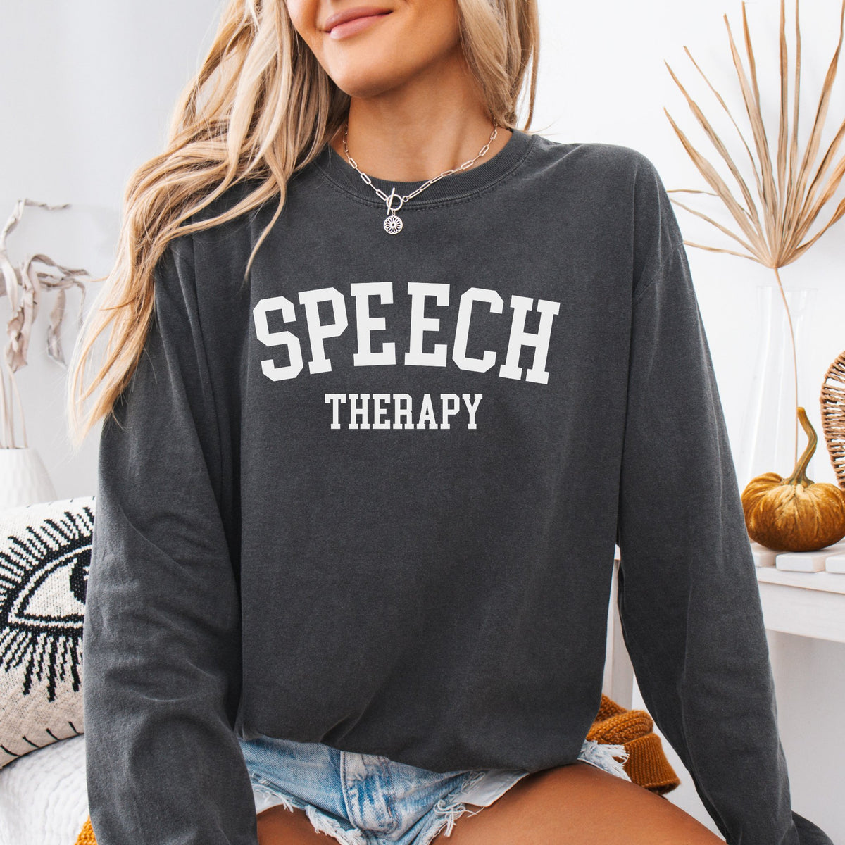 Speech Therapy Collegiate Style Sweatshirt