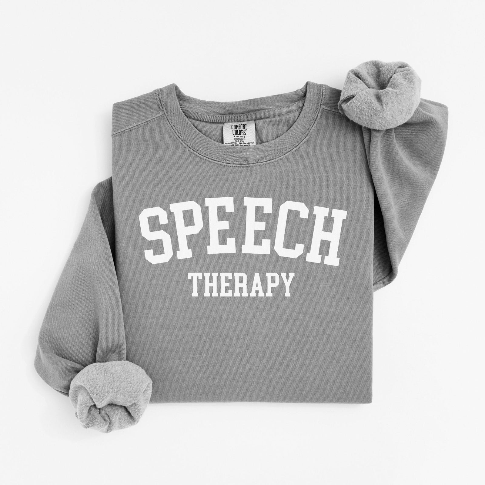 Speech Therapy Collegiate Style Sweatshirt