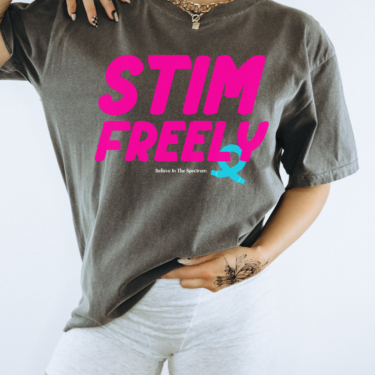 Stim Freely T - shirt | Autism Acceptance Shirts