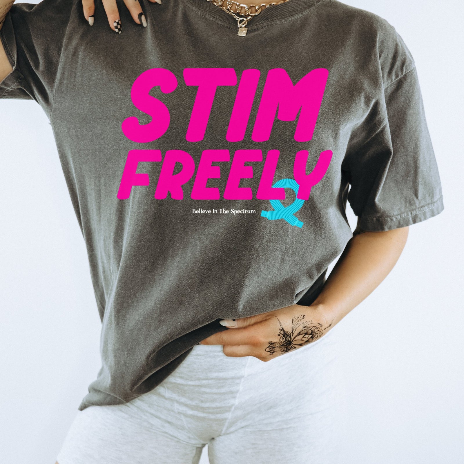 Stim Freely T - shirt | Autism Acceptance Shirts