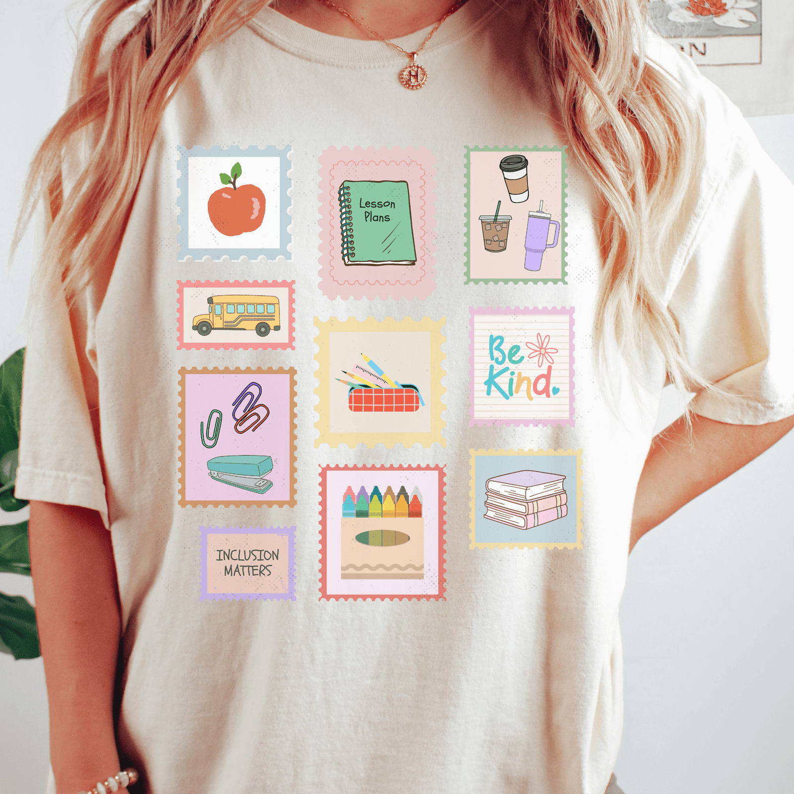 Teacher Stamp Tee | Back to School Comfort Colors T-Shirt